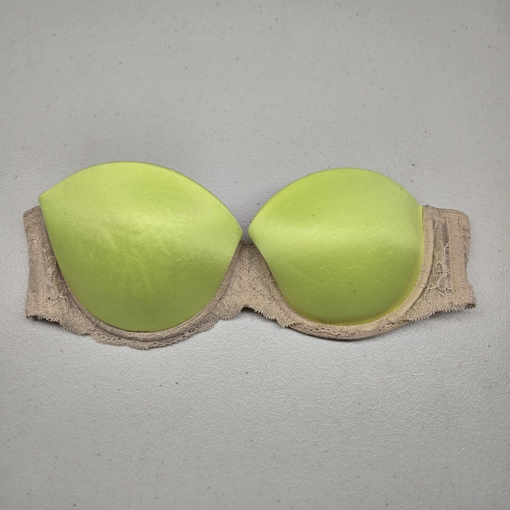 Victoria's Secret PINK Women Bra 36B Green Multi Way Push Up READ